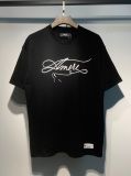 American-style trendy niche high street men's and women's AM1R1 ICON digital print casual round-neck short-sleeve retro loose-fit T-shirt