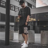 ss FOG ESSENTIALS American fashion brand loose high street embossed casual short-sleeve T-shirt for both men and women