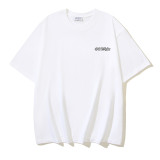 American streetwear brand OFF OW arrow graffiti print heavy-duty street style summer short-sleeve high street casual T-shirt for men and women