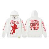 High-end foreign trade version of  THAT'S A AWFUL LOT OF COUGH SYRUP  printed all-over hoodie and pants set