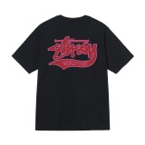 6STU New T-Shirt for Men and Women, Short Sleeve T-Shirt with Cow Print, Loose Fit, 230g, Summer Tee