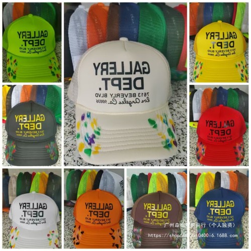Cross-border dropshipping American-style GALLERY DEPT graffiti letter baseball cap, sun hat, duckbill cap, curved brim hat for men and women