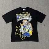 American high street niche fashion brand summer new skull figure basketball print retro loose round neck short sleeve T-shirt