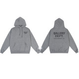 New autumn and winter G D letter logo printed fleece-lined casual loose-fitting hooded sweatshirt for both men and women