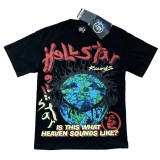Summer new foreign trade European and American trendy brand Hell Star unisex large size loose pullover casual short-sleeve T-shirt