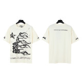 25ss cross-border American fashion brand Hellstar high street loose street casual pure cotton short-sleeve T-shirt unisex