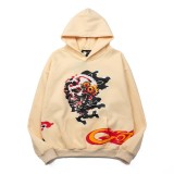 Godspeed Cross-Border 25ss Fall/Winter New Direct Print Washed Vintage Pure Cotton Hip-Hop American Style Hoodie Sweatshirt