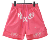 Summer new model Sp555der European and American trendy brand high street spider letter loose sports shorts for men and women beach shorts