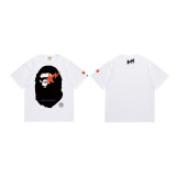 BAPE TShirt SS Summer Ape Head Little Monkey Camouflage Unisex Short Sleeve Round Neck T-Shirt for Men