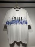 25ss Summer New AM1R1 European and American Trendy Brand Short Sleeve Letter Print Loose High Street Casual Unisex T-Shirt