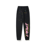 New autumn and winter 55555 spider print terry hooded sweatshirt, American street style casual loose hoodie