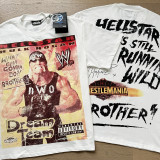 25ss Summer New Arrival Hellstar Fashionable High Street Washed Vintage Print Loose Short Sleeve T-Shirt Unisex