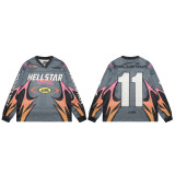 HELLSTAR Mesh Patchwork Long Sleeve Hell Star Base Shirt