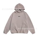 Cross-border autumn and winter FOG loose casual letter print unisex high street hooded sweatshirt basic trendy sweatshirt