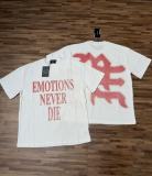 26ss Cross-Border Foreign Trade Mixed Emotion American Fashion Brand New Short-Sleeve Angel Rhinestone Loose T-Shirt for Men