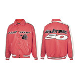 New Hellstar European and American fashion brand high street fleece washed distressed zip-up hoodie for men and women