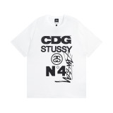Dropshipping trendy brand short-sleeve T-shirt with dice lettering, basic style, American-style couple's summer outfit