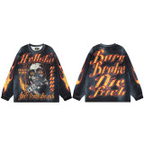 HELLSTAR Mesh Patchwork Long Sleeve Hell Star Base Shirt