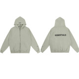 Correct version FOG ICON sub-line flocked letter casual loose high street fleece-lined couple's hooded sweatshirt for men and women