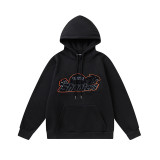Trapstar's new rainbow gradient letter tiger head embroidery unisex hooded sports sweatshirt and jogger pants set
