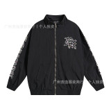 25ss Cross-Border Foreign Trade MIXED EMOTION American Streetwear High Street Retro Printed Hoodie Sweatshirt Set