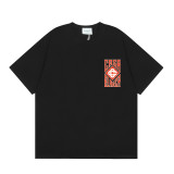 Cross-border Casablanca summer new style Casablanca LOGO printed unisex loose short-sleeve T-shirt trendy