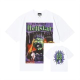 American-style super popular niche trendy brand summer Hell Star full-print graffiti short-sleeve loose-fit unisex T-shirt