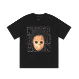 Cross-border supply: Trendy brand LONE Sakura short-sleeve T-shirt with sketch embroidery, lip print, and graffiti print