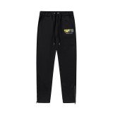 Trapstar's new rainbow gradient letter tiger head embroidery unisex hooded sports sweatshirt and jogger pants set