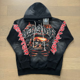 Cross-border American-style trendy brand loose-fitting men's hooded sweatshirt, foreign trade street casual jacket, women's hoodie and pants set