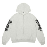 25ss Cross-Border Foreign Trade 6PM Drill American Trend High Street Hip-Hop Hooded Sweatshirt and Long Sweatpants Unisex Set
