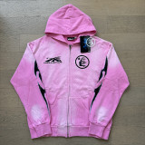 Autumn Hell Star New European and American Trendy Brand Washed Vintage Hoodie for Men, Women, Teenagers, and Couples