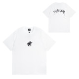 Dropshipping trendy brand short-sleeve T-shirt with dice lettering, basic style, American-style couple's summer outfit