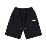 High-quality OFF-WHITE American streetwear brand brushed graffiti arrow shorts, summer casual shorts for men and women