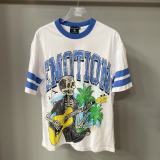 Cross-border foreign trade MIXED EMOTION American fashion brand Angel high street rhinestone bat sleeve loose short-sleeve T-shirt for men
