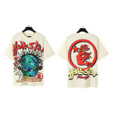 25ss cross-border American fashion brand Hellstar high street loose street casual pure cotton short-sleeve T-shirt unisex