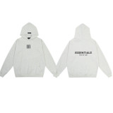 Correct version FOG ICON sub-line flocked letter casual loose high street fleece-lined couple's hooded sweatshirt for men and women