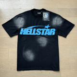 25ss Summer New American Style Trendy Brand Hell Star Unisex Couple's Oversized Loose Pullover Short Sleeve T-Shirt Tee