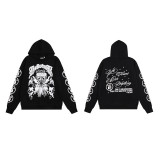25ss cross-border foreign trade Hellstar American-style trendy brand high street loose-fitting unisex hoodie and casual pants set