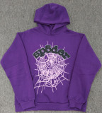 25ss European and American trendy brand overseas edition heavyweight hoodie, trendy couple's spider web Sp5der sweatshirt, cross-border bestseller