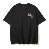 Summer new product amiri short-sleeve niche trendy brand classic letter logo print Amiri unisex loose T-shirt