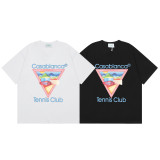 Cross-border Casablanca summer new style Casablanca LOGO printed unisex loose short-sleeve T-shirt trendy