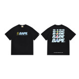 Original brand dropshipping cross-border hot-selling BAPE long-term stable supply double-thread men's and women's casual sports short-sleeve T-shirts