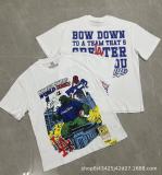 Cross-border American fashion brand THAT'S COUGH street print loose casual couple's T-shirt high quality