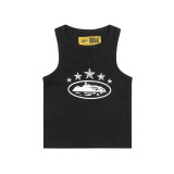 Corteiz Alcatraz American Fashion High Street Basic Printed Vest Street Sports Casual Unisex Top