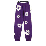 Foreign trade American-style trendy brand high-quality foam-printed high street pants, unisex.