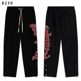 25ss Fall/Winter New GOD Fashion High Street Retro Simple Letter Casual Cardigan Hooded Sweatshirt Unisex Set