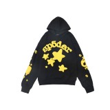 25ss cross-border foreign trade Sp555der American-style trendy brand foam letter full rhinestone hoodie sweatshirt and pants for men and women