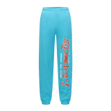 25ss cross-border foreign trade Sp555der American-style trendy brand foam letter full rhinestone hoodie sweatshirt and pants for men and women