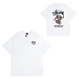 Dropshipping trendy brand short-sleeve T-shirt with dice lettering, basic style, American-style couple's summer outfit
